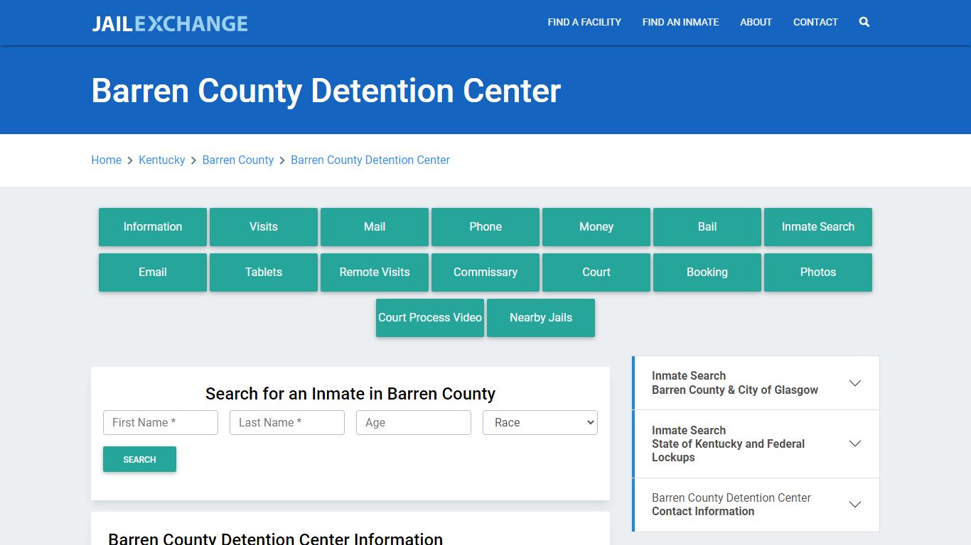 Barren County Detention Center - Jail Exchange